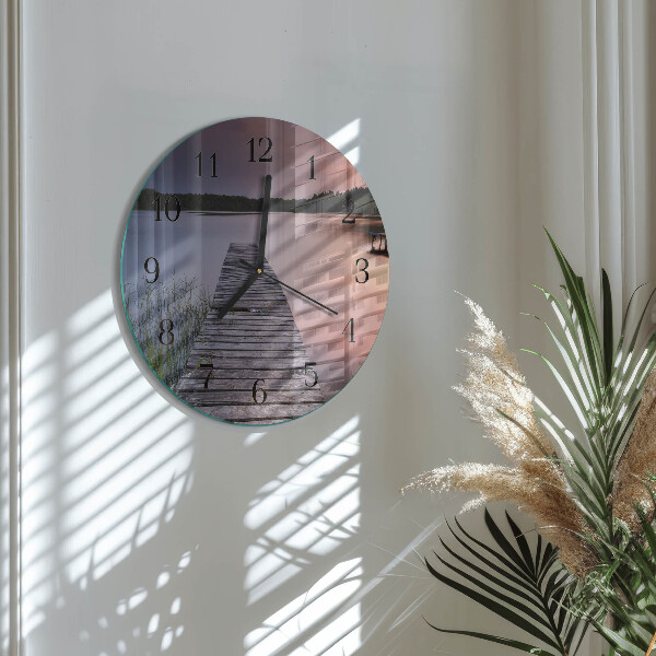 Round wall clock Bridge