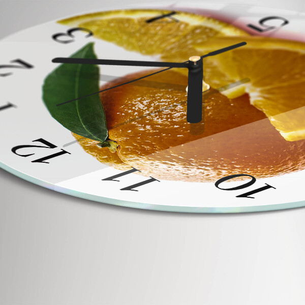Round wall clock Oranges