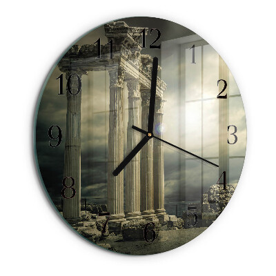 Round wall clock Acropolis