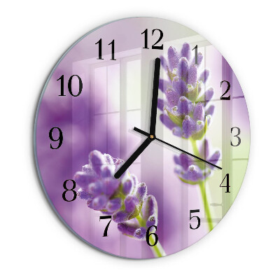 Round wall clock Lavender