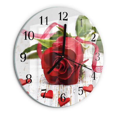 Round wall clock Rose