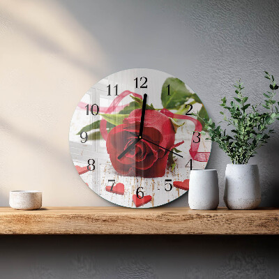 Round wall clock Rose