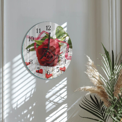 Round wall clock Rose