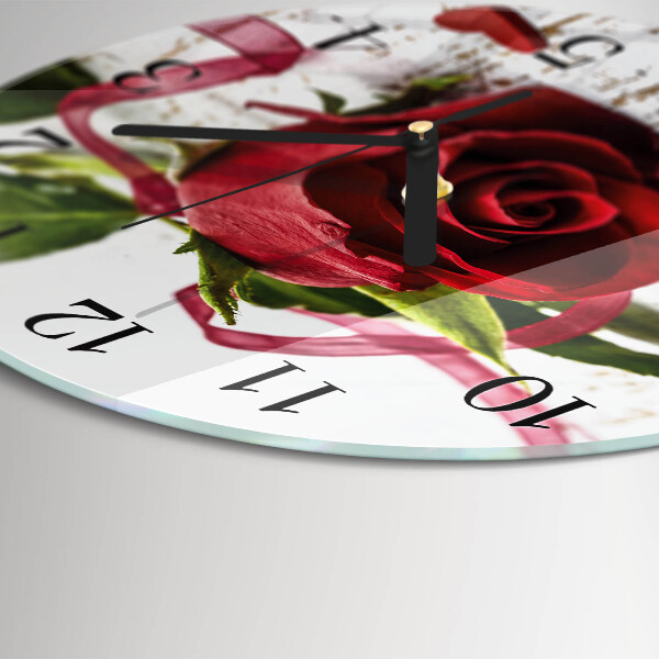 Round wall clock Rose