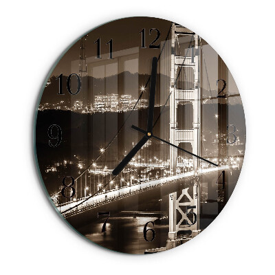 Round wall clock Bridge