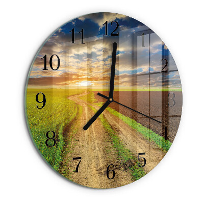 Round wall clock Field