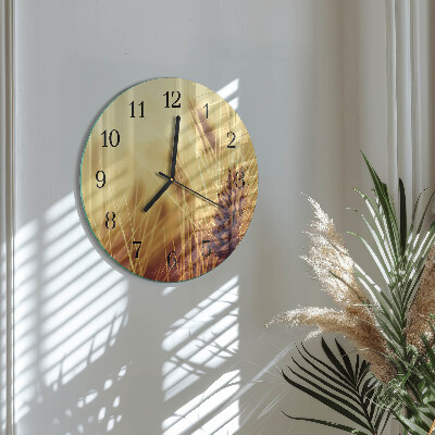 Round wall clock Grain