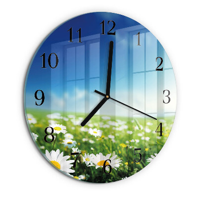 Round wall clock Meadow