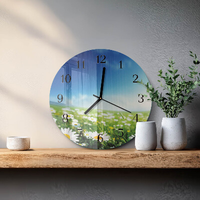 Round wall clock Meadow