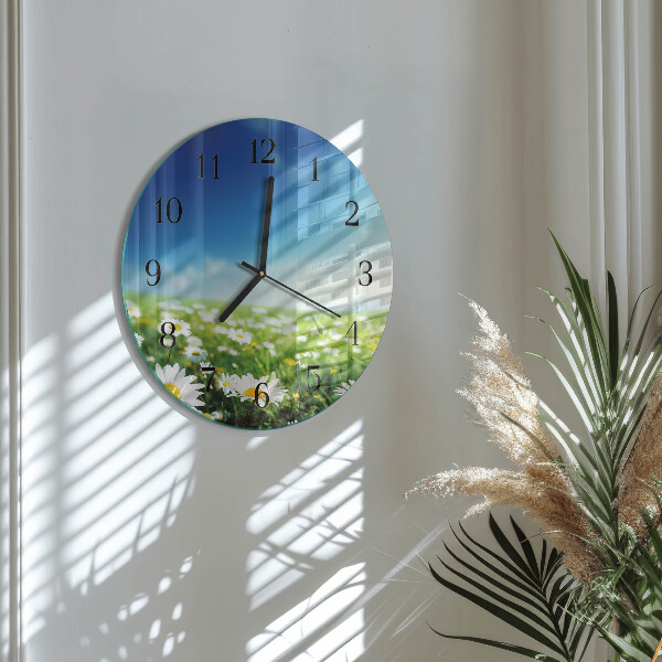 Round wall clock Meadow