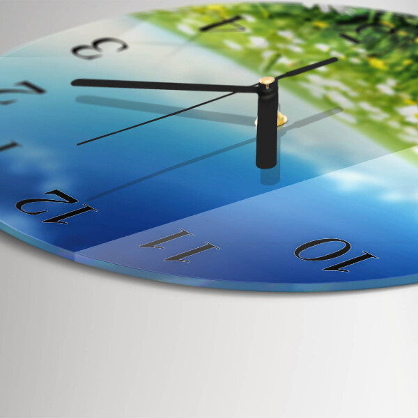 Round wall clock Meadow