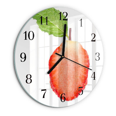 Round wall clock Strawberry