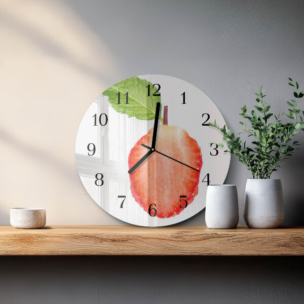 Round wall clock Strawberry