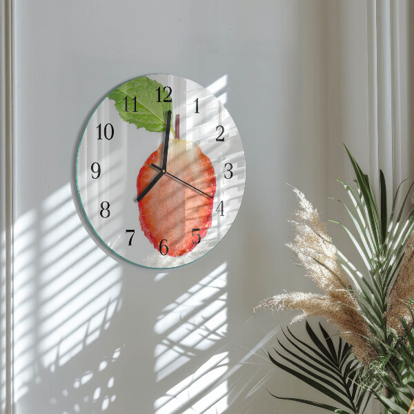 Round wall clock Strawberry