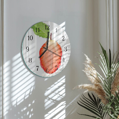 Round wall clock Strawberry
