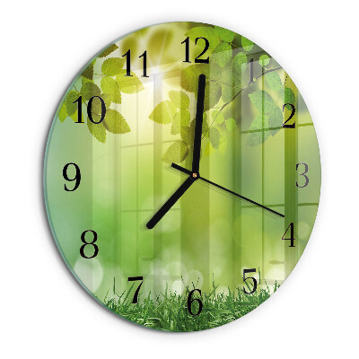 Round wall clock Spring