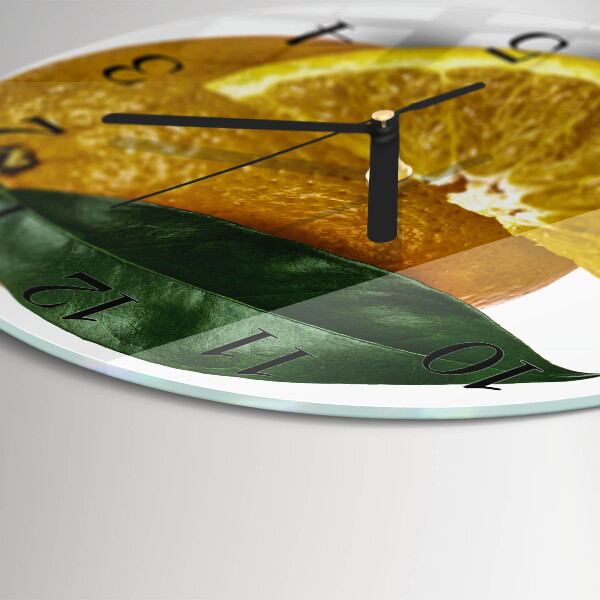 Round wall clock Oranges