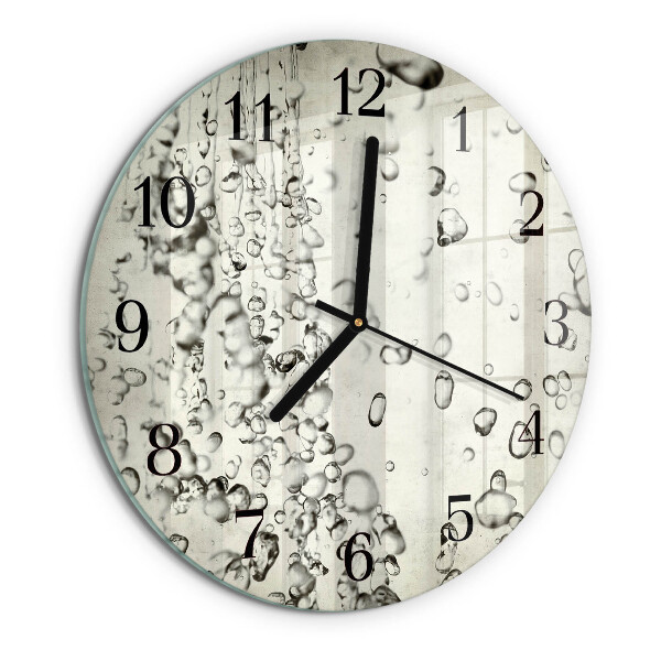 Round wall clock Drops