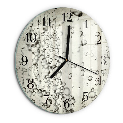Round wall clock Drops