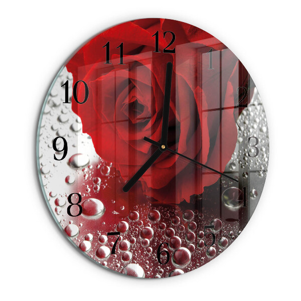 Round wall clock Rose