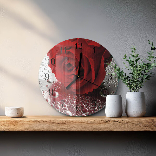 Round wall clock Rose