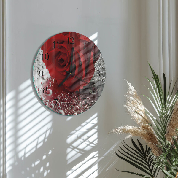 Round wall clock Rose