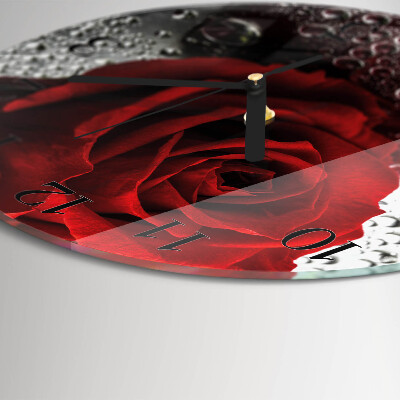 Round wall clock Rose
