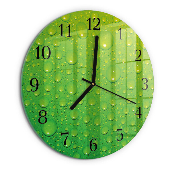 Round wall clock Drops
