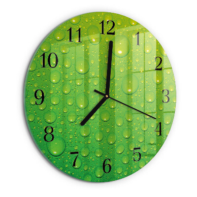 Round wall clock Drops