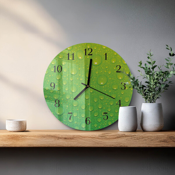 Round wall clock Drops