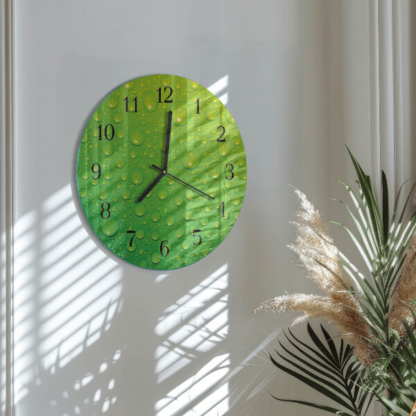 Round wall clock Drops