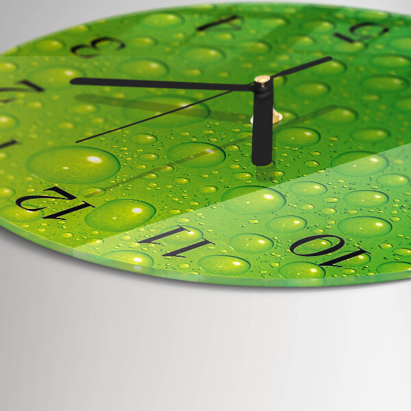 Round wall clock Drops