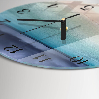 Round wall clock Beach