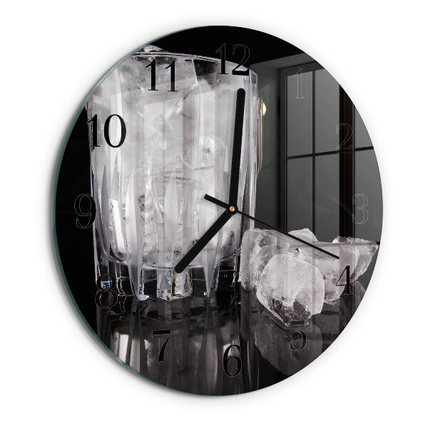 Round wall clock Ice