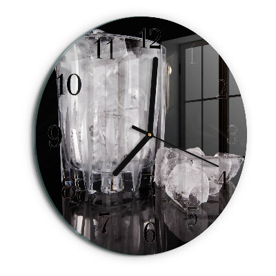 Round wall clock Ice