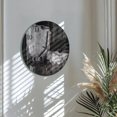 Round wall clock Ice