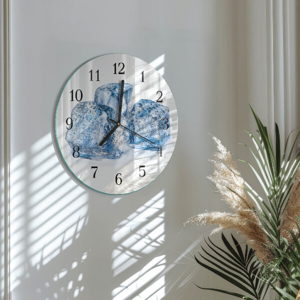 Round wall clock Ice
