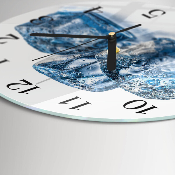 Round wall clock Ice