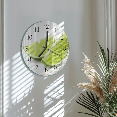 Round wall clock Calcium carbonate