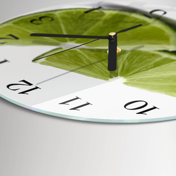 Round wall clock Calcium carbonate