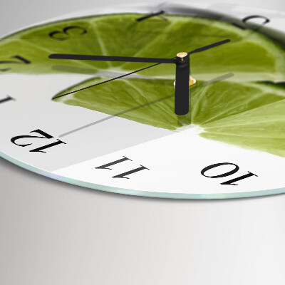 Round wall clock Calcium carbonate