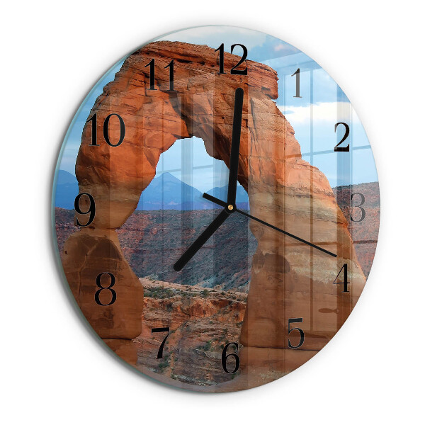 Round wall clock Grand Canyon