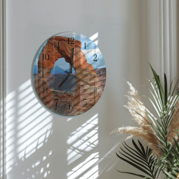 Round wall clock Grand Canyon