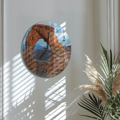 Round wall clock Grand Canyon