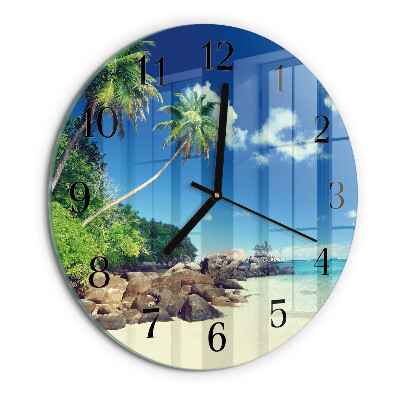 Round wall clock Palm Beach