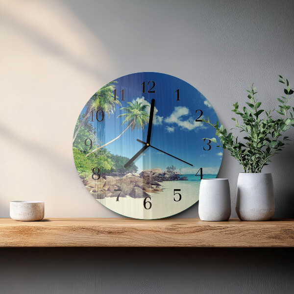 Round wall clock Palm Beach