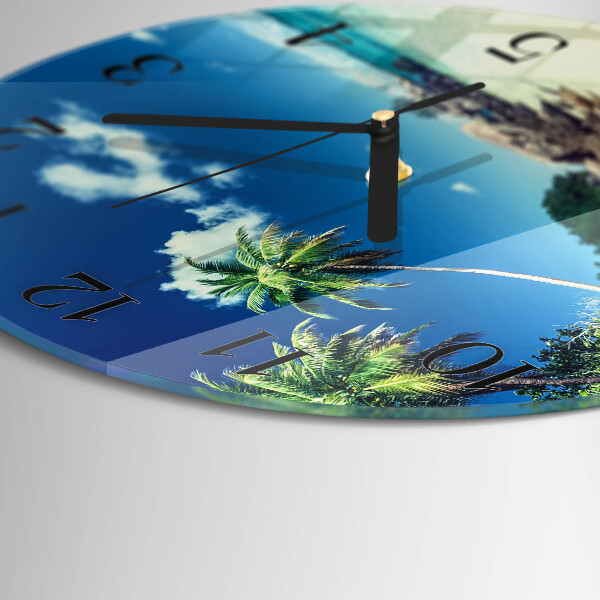 Round wall clock Palm Beach