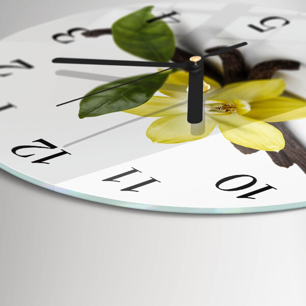 Round wall clock Vanilla Orchid