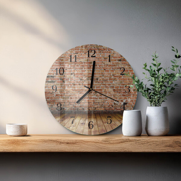 Round wall clock Brick