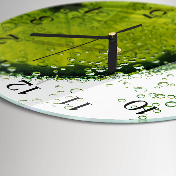 Round wall clock Calcium carbonate